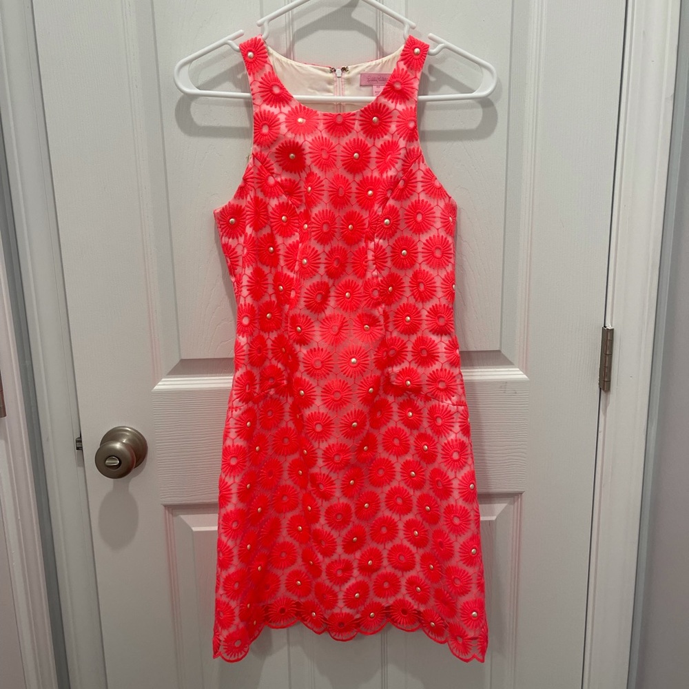 Lilly Pulitzer Hot Pink Dress
